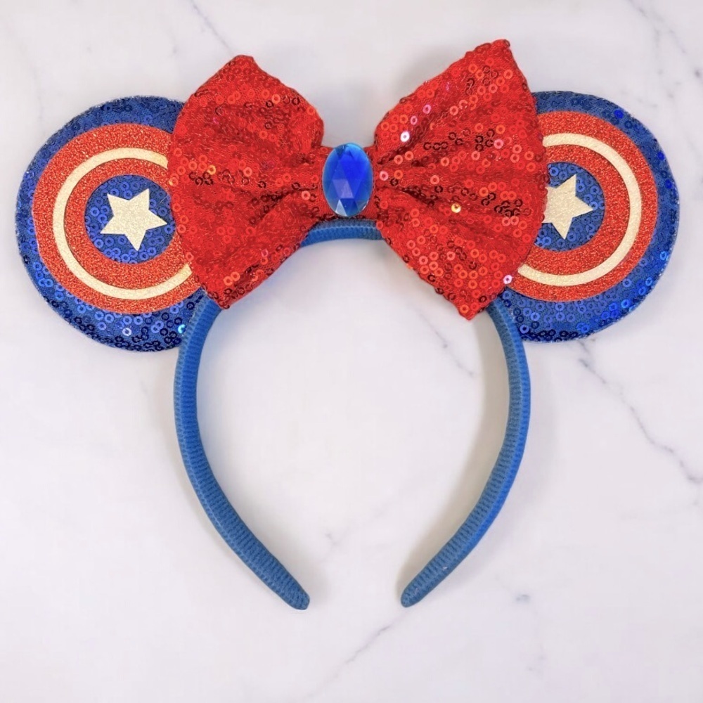 Captain America Minnie Mouse Ears